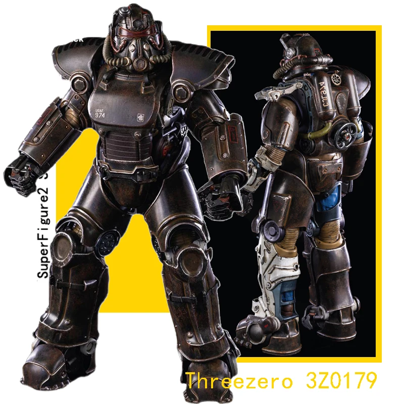Threezero 3Z0179 1/6 Fallout- T-51 черный бронированный комплект Power Armor в наличии | Игрушки и