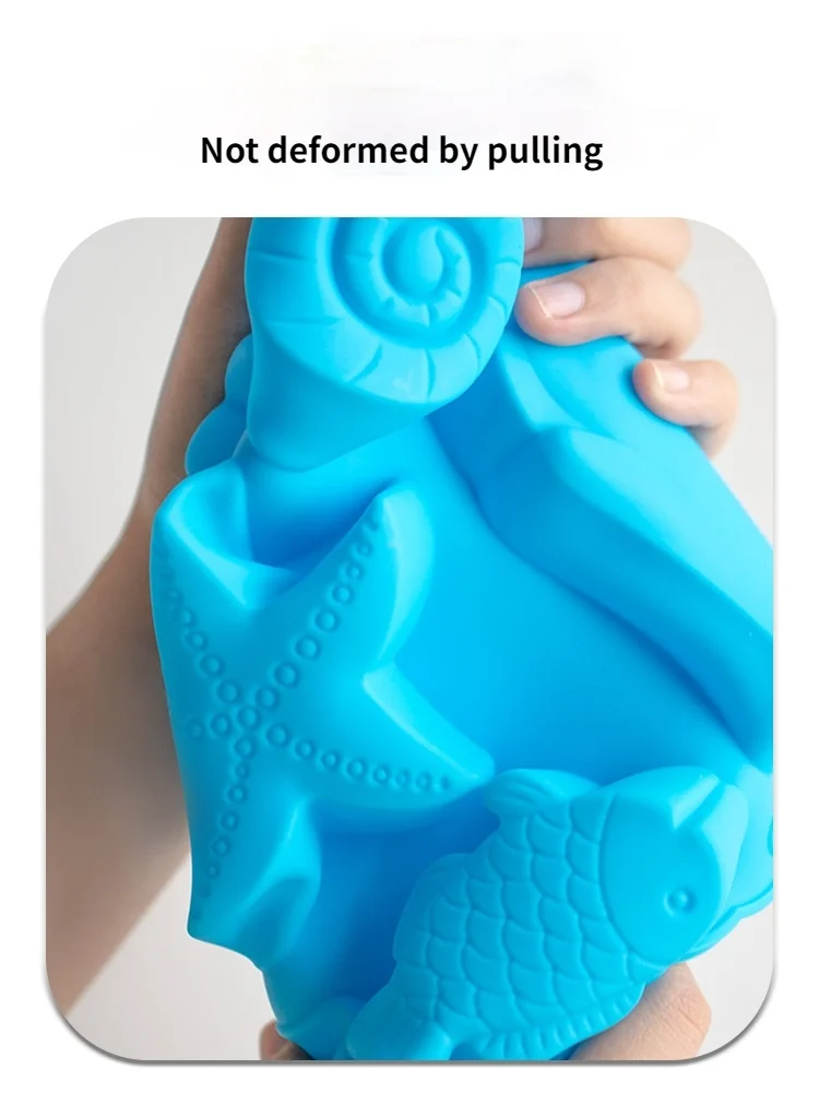 7 с овальным вырезом на море силиконовая формочка в виде животного &quotсделай