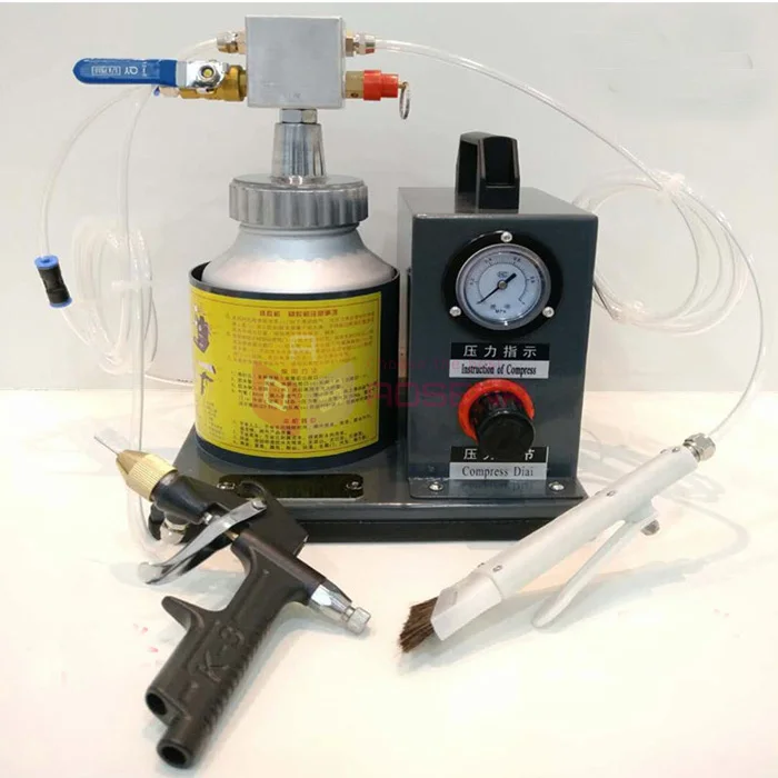 1L Автоматическая пневматическая обувь клеемазальная машина один клеевой