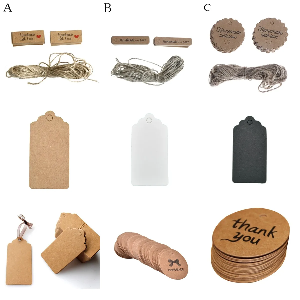 

Бирка из натуральной крафт-бумаги, с красным сердцем и джутовым шпагат, для ценников, поделок, одежды, одежды, 15 типов