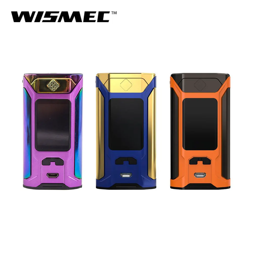 Подарок хлопок оригинальный Wismec SINUOUS RAVAGE230 коробка мод Выход 230 Вт Мощность GNOME King