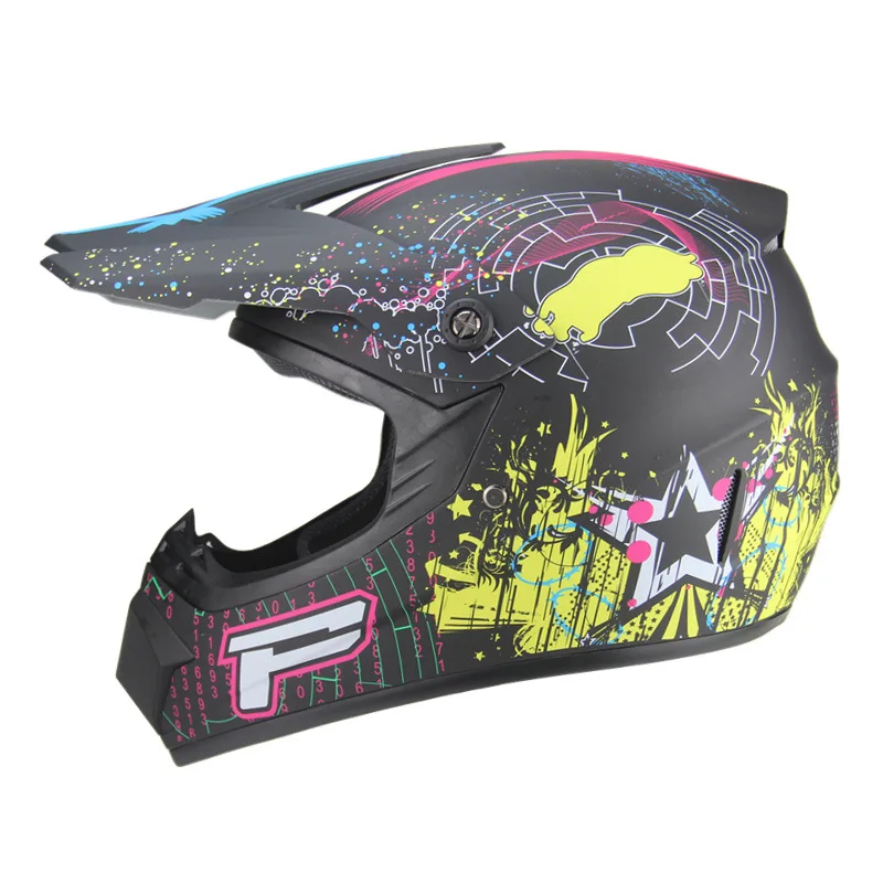

Motorcycle Helmet Professional Racing Helmet Moto Capacete Motocross Casque Moto Casco Off-road Cartoon Children Casque