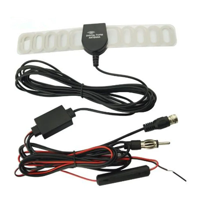 Universal Car Digital TV Radio 2 In 1 Antenna Aerials Amp Booster F Connector For Exterior Parts | Автомобили и мотоциклы