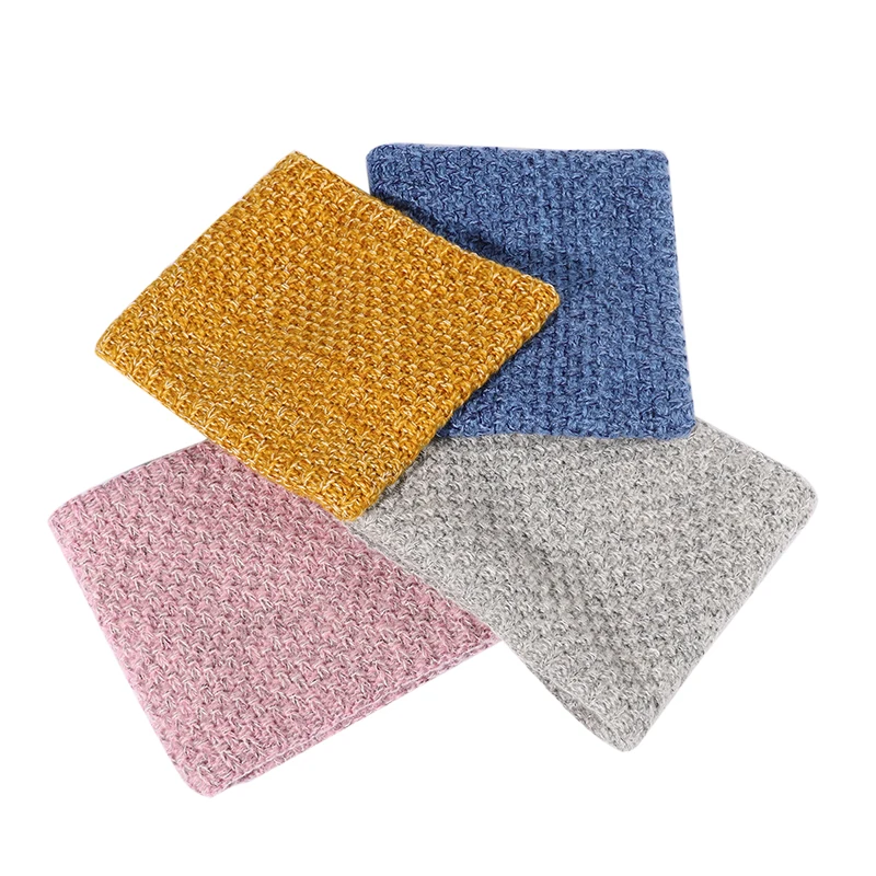 

2021 New Scarf Women 's Winter Plus Velvet Warm Scarf Men's Scarf Knitted Scarf Pure Color Fashion Men's Neckwarmer High Quality