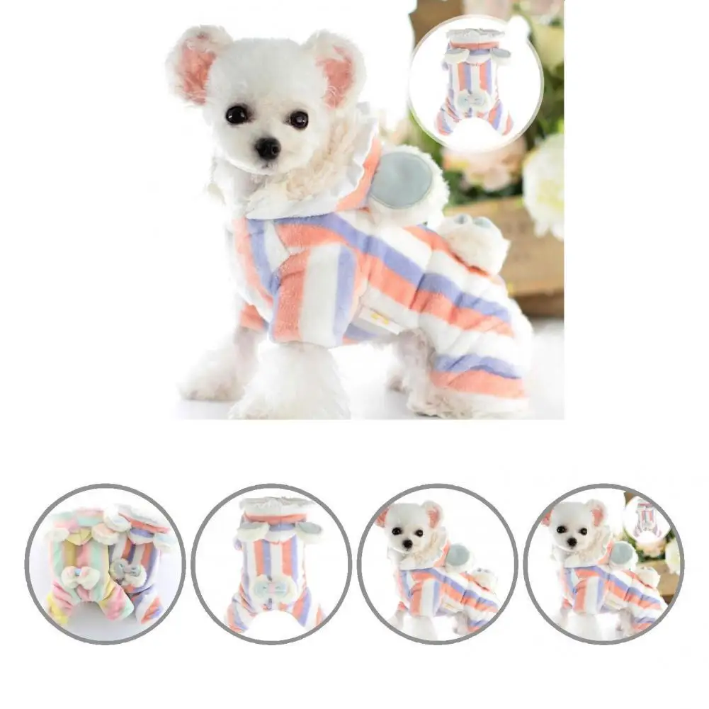 

Stylish Pet Jumpsuits Button Closure Four-leg Pet Dogs Cats Romper Clothes Pet Bodysuit Pet Romper