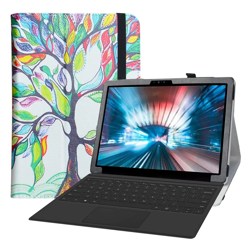 Чехол для 12," Dell Latitude 7200 2-в-1 планшетный ПК(не подходит для ноутбука Dell Latitude 7200) откидной крышкой с эластичной застежкой