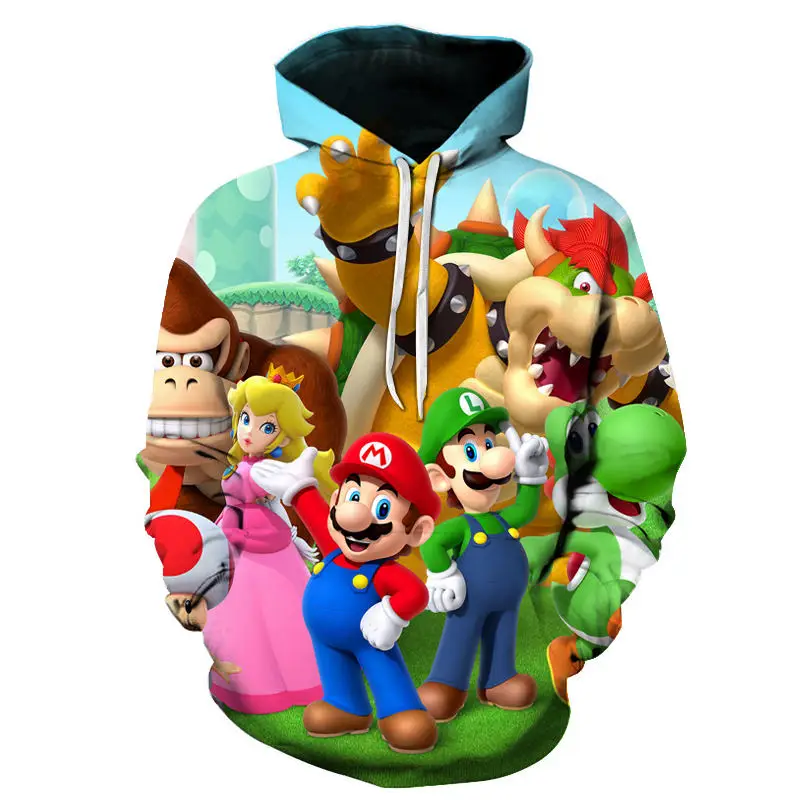 Мужская толстовка с капюшоном 3D Женская Свободная белая куртка уличное