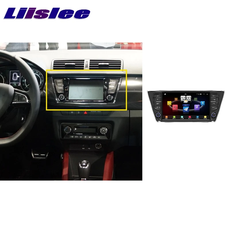 Для Skoda Fabia Mk3 2014 ~ 2018 LiisLee Автомобильный мультимедийный ТВ DVD GPS аудио Hi Fi Радио