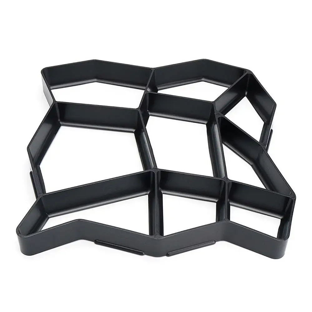 DIY плитка для тротуарной плитки цементная форма посередине отверстия садовой