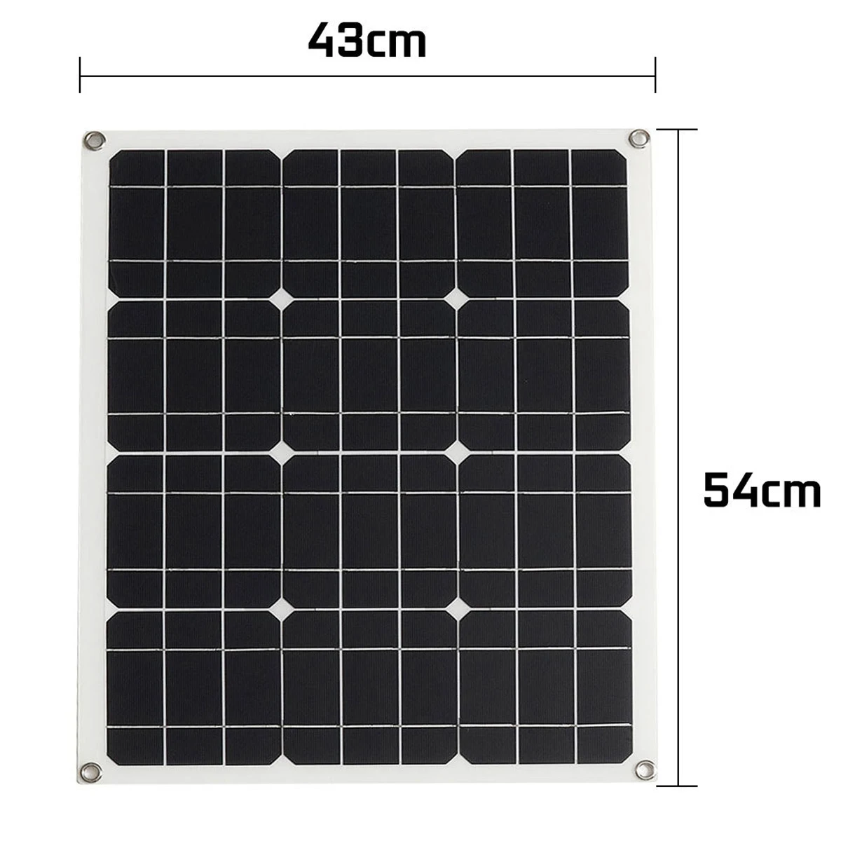 Flexible Solar Panel Kit 100W 18V Portable Charger Home System 5V USB For Phone 12V RV Car Boat Camping Battery Waterproof | Электроника