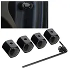 Колпачки для автомобильных колесных клапанов, 4 шт., универсальные унции, гоночный стиль, логотип унции чехол с эмблемой, сердцевина клапана шины, защита от кражи