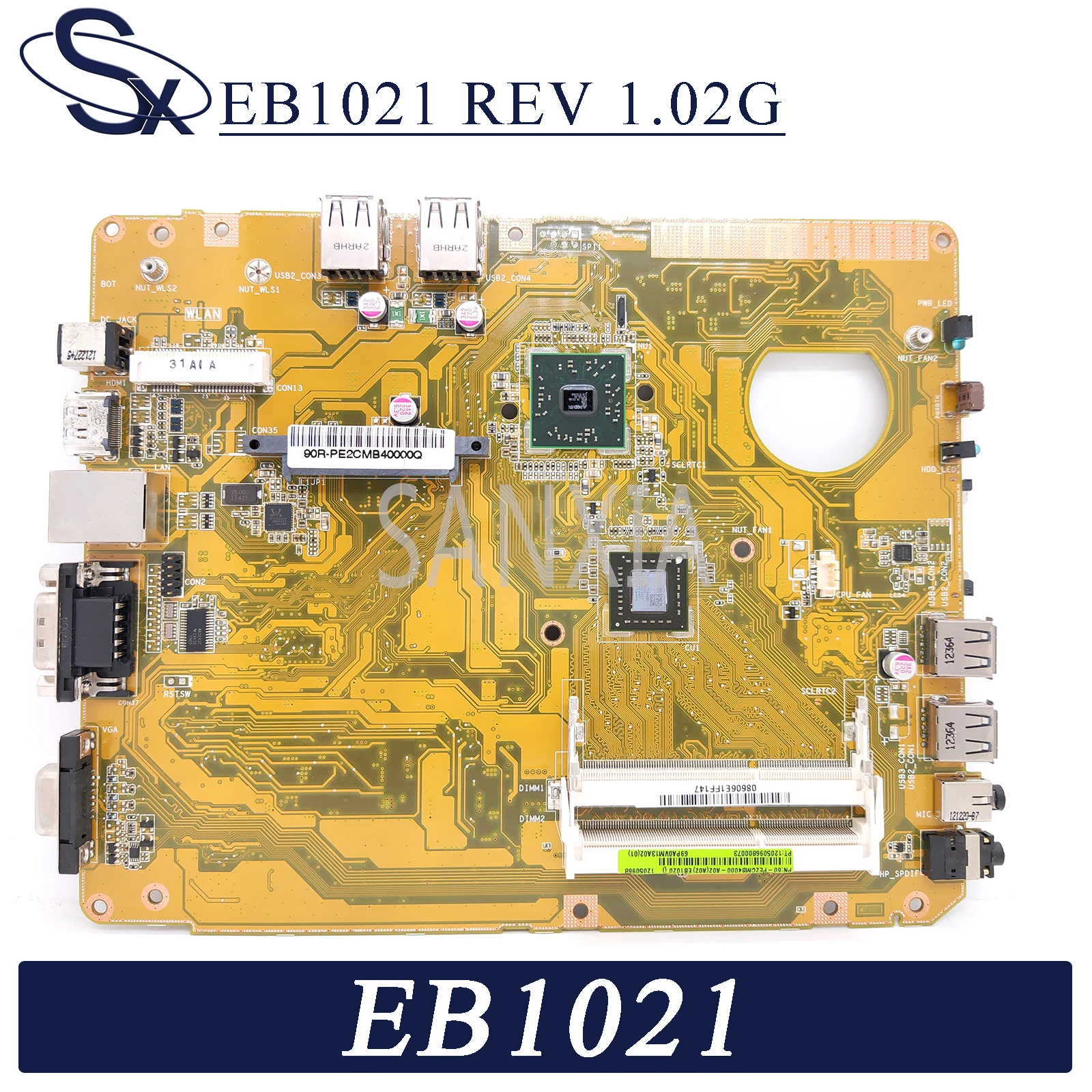 Материнская плата KEFU EB1021 EeeBox для ПК оригинальная материнская мини