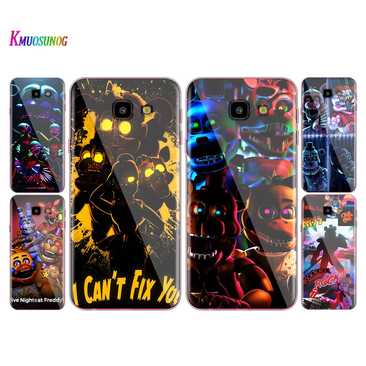 

Cartoon Teddy Bear Five Nights Game For Samsung Galaxy J8 J7 Duo J6 J5 Prime J4 Plus J3 J2 Core Soft TPU Silicone Phone Case
