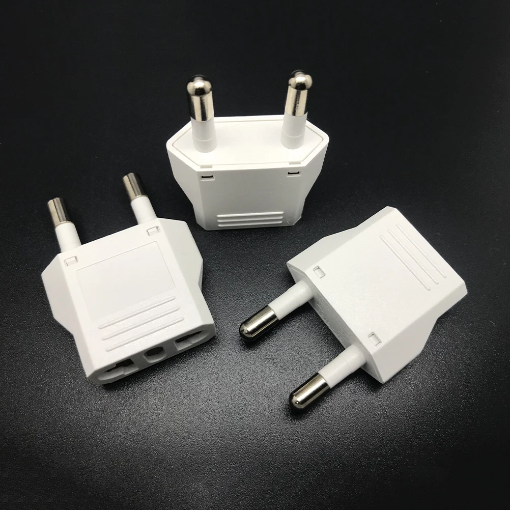 

1PCS White Charger Charging Adapter Converter Adaptor US (USA) to EU (Europe) Travel Power Plug Adapter for USA converter
