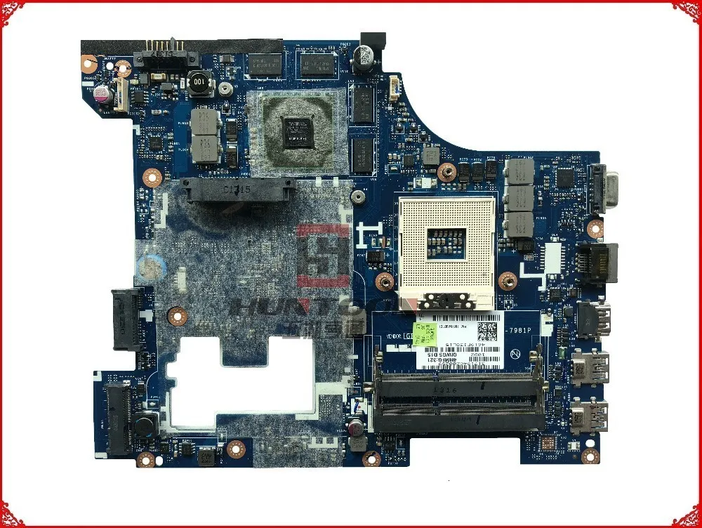 Оригинальная материнская плата QIWG5_G6_G9 LA 7981P для ноутбука Lenovo G480 FRU:90001558 PGA989 SLJ8E HM76