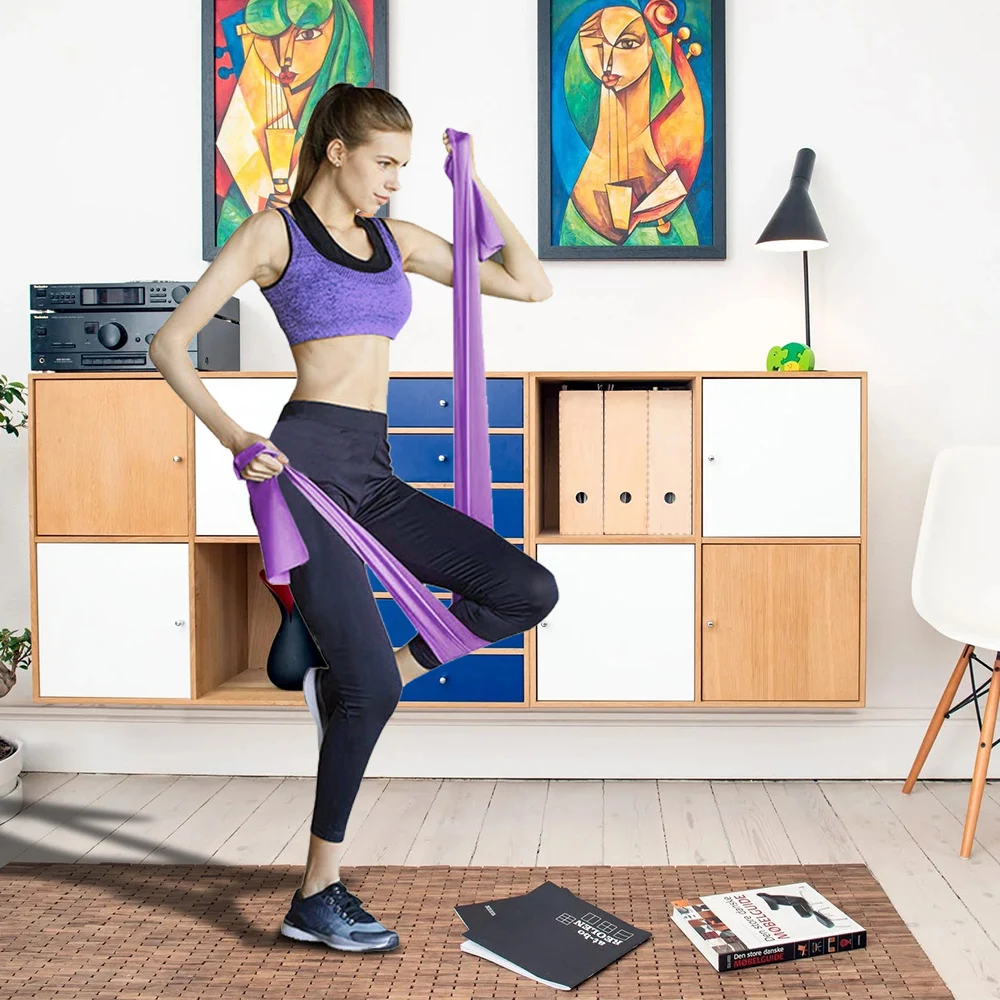 Kebugaran Latihan Resistance Band Yoga Karet Elastis Band Loop Karet Latihan Band untuk Gym Latihan