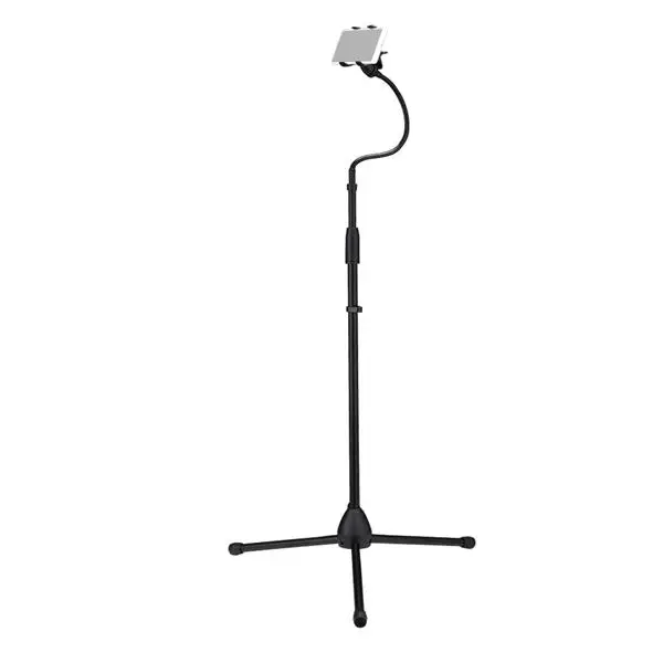 

Подставка для микрофона 4,3 дюйма, подставка для сотового телефона с регулируемой высотой и углом наклона, держатель для телефона, гибкий кро...