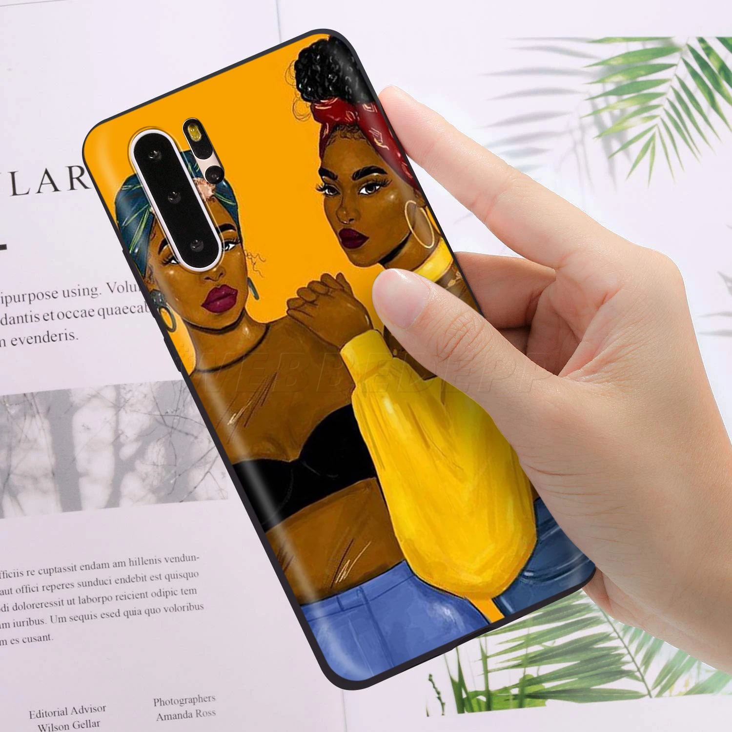 Webbedepp чехол с Африканской девушкой для Huawei Honor 6A 7A 7C 7X 8 8X 8C 9 9X 10 20 Lite Pro Note View|Бамперы|