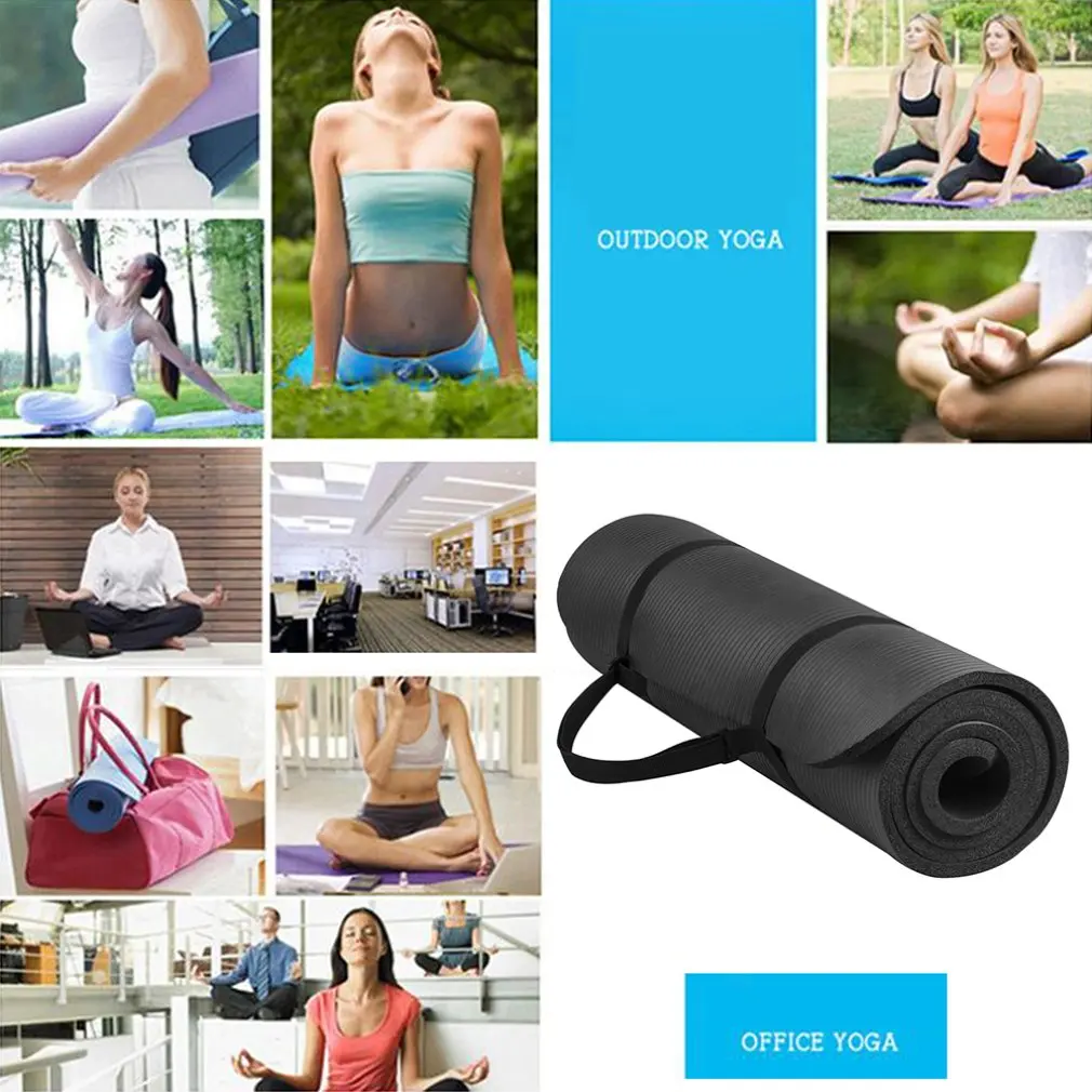 Multi-functional Healthy Sports Handsome Body Tasteless Yoga Thickening Environmentally Friendly Rubber Mat | Спорт и развлечения