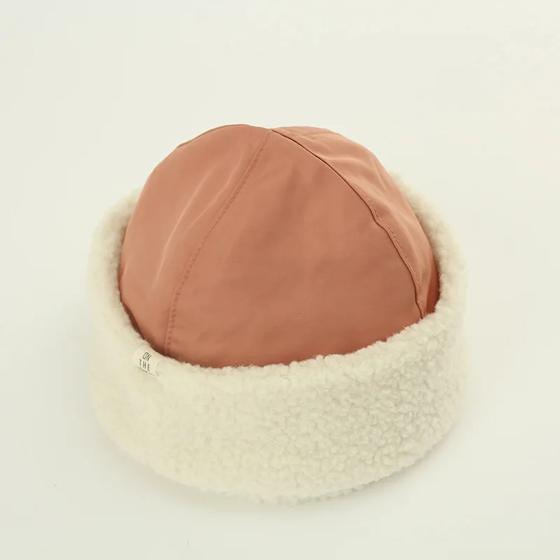 

Осенне-зимняя женская уличная шапка Корейская версия универсальная теплая шапка из искусственной кожи однотонная уличная Толстая флисова...