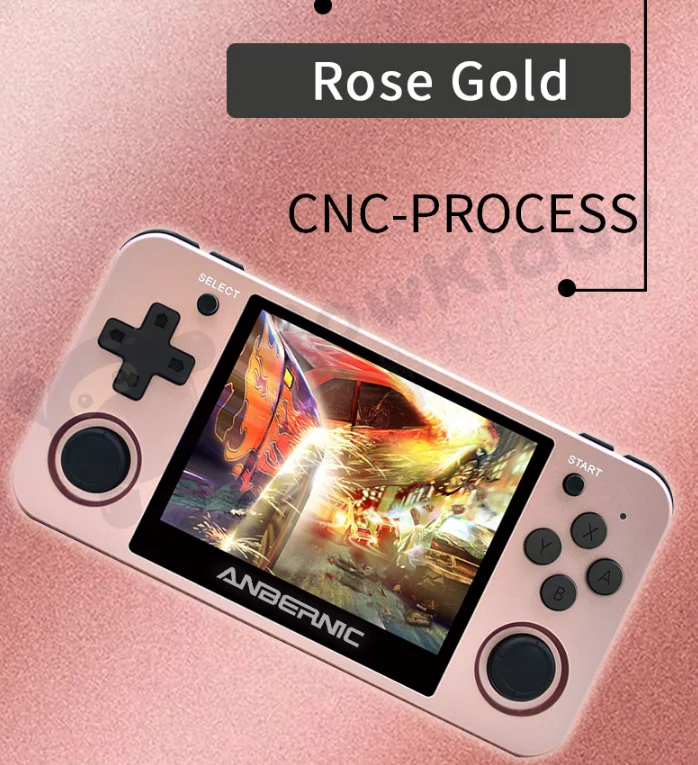 

Powkiddy RG350 handheld game console RG350M metal shell console open source system 3.5 inch IPS screen retro ps1 arcade 3D games