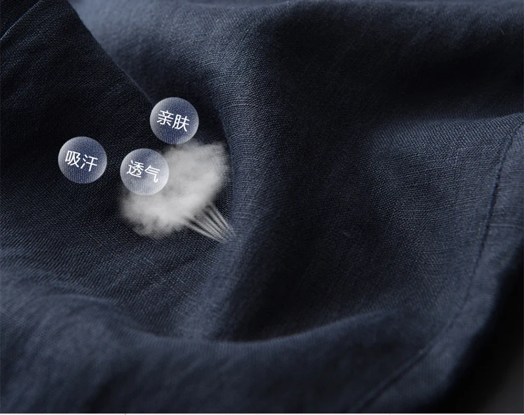 

100% Linen Luxury Ventilate And Cool Thin Men's Trousers Plus Size 4xl Fashion Youth Skinny Men Pants Man