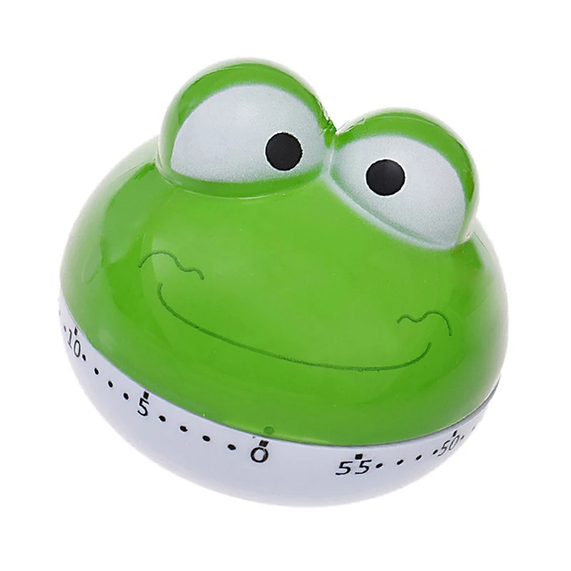 

Cute Lovely Kitchen Timer Count down 60 Minutes Alarm Clock (Green, frog)