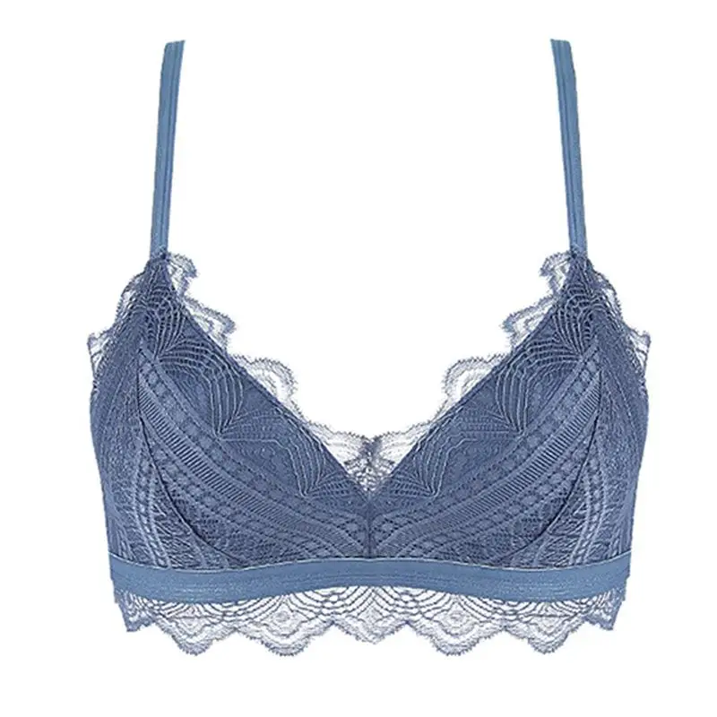 Кружевной Бюстгальтер Сексуальное белье из хлопка без косточек | Женская одежда