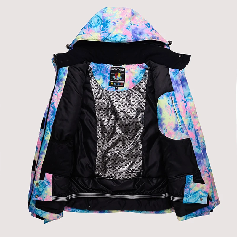 Лыжный костюм женские брендовые водонепроницаемые ветрозащитные лыжные куртки