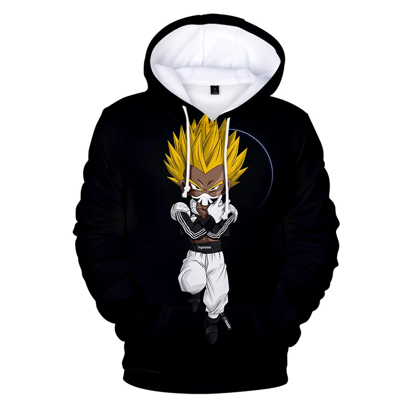 

2021 anime goku 3d printing hoodies men women's funny hoodies long sleeve hooded sweaters tops Kids Tops