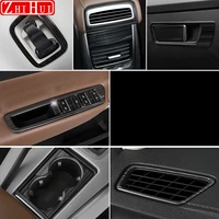car styling interior mouldings drawing black stickers for geely atlas 2018 2022 stainless steel cover stickers auto accessories