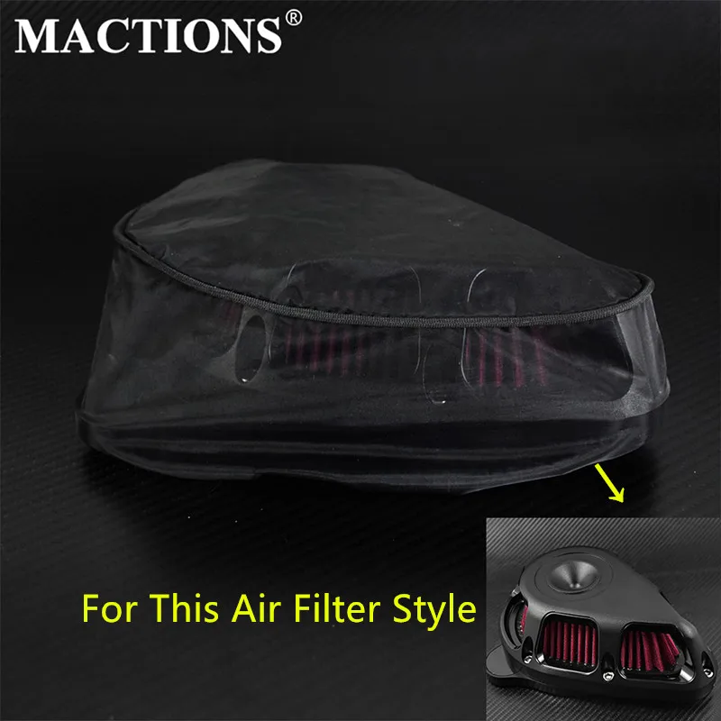 Waterproof Rain Sock Air Filter Protective Cover For Harley Sportster 883 1200 XL Touring Road Street Glide Dyna Softail Fat Boy | - Фото №1