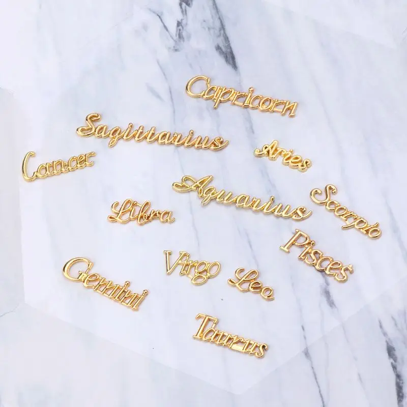 12 Созвездие английское имя Смола металлические наполнители эпоксидная форма