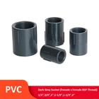 1 шт. темно-серое гнездо из ПВХ гнездо x гнездо BSP резьба 12 