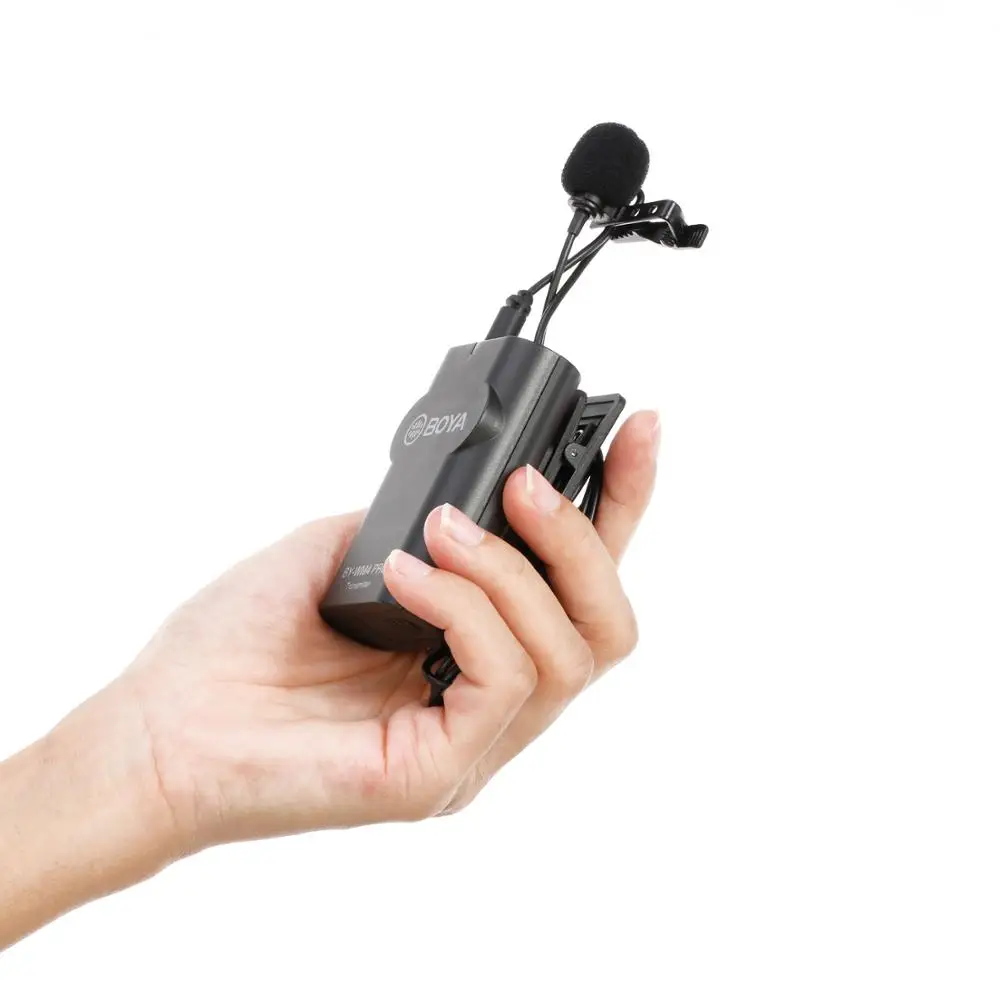 Передатчик BY-WM4 PRO беспроводной петличный микрофон 2 4 ГГц для DSLR-камер Canon Nikon iOS iPhone