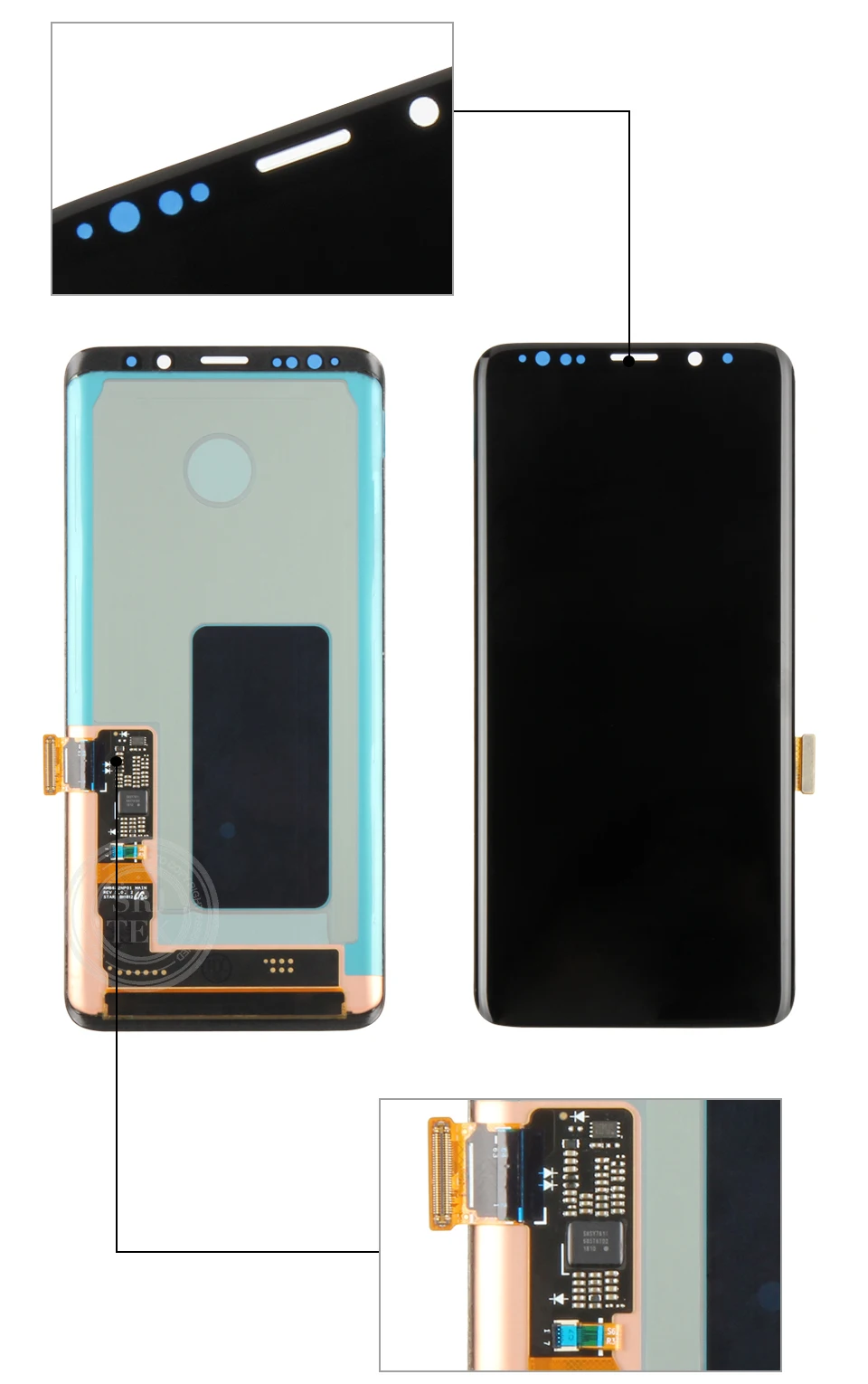 AMOLED дисплей для SAMSUNG Galaxy S9 ЖК сенсорный экран дигитайзер с рамкой Замена S9+ плюс ЖК G960 G965