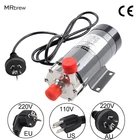 Магнитный насос с головкой из нержавеющей стали 304, 15R, для домашнего пивоварения, пищевого класса, высокотемпературный, 120C, насос с магнитным приводом для домашнего пивоварения NPT