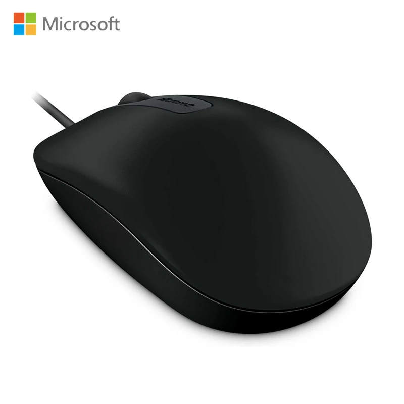 Оригинальная оптическая 100 проводная мышь Microsoft USB 2 0 модная офисная умная 1000DPI для