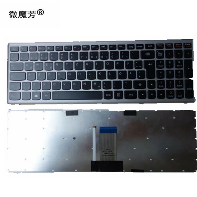 Новинка для lenovo IdeaPad Z710 U510 светодиодная подсветка клавиатуры Beleuchtet U510 GR сменная Клавиатура для ноутбука запасные части