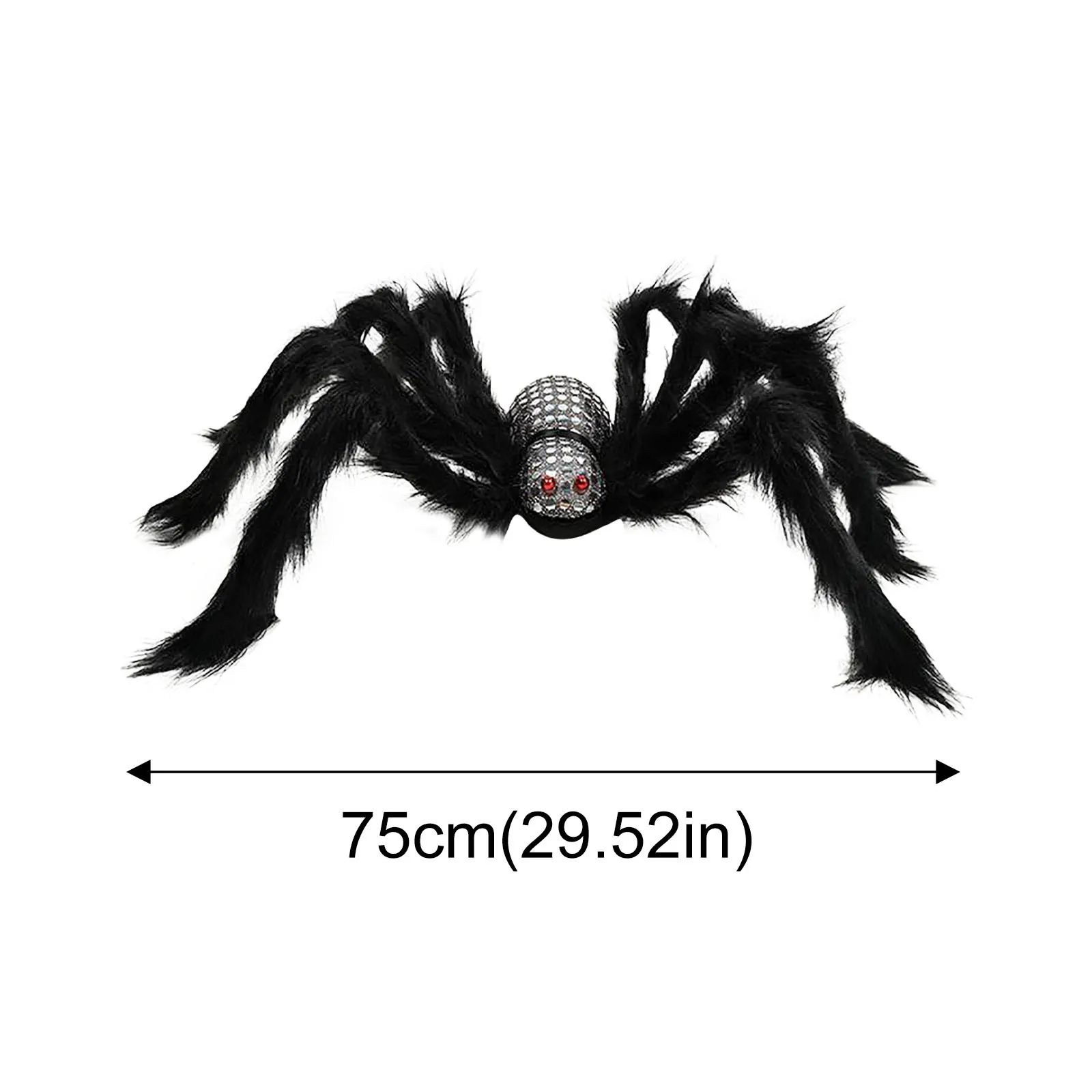 Плюшевый светлый паук на Хэллоуин украшения для вечерние дом с привидениями