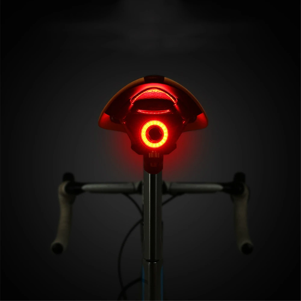 Умный задний фонарь для велосипеда с автоматическим стартом и стоп тормозом