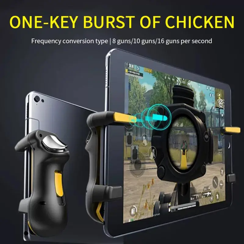 Триггерный контроллер PUBG для Ipad Tablet емкость L1R1 Кнопка огня прицела триггеры