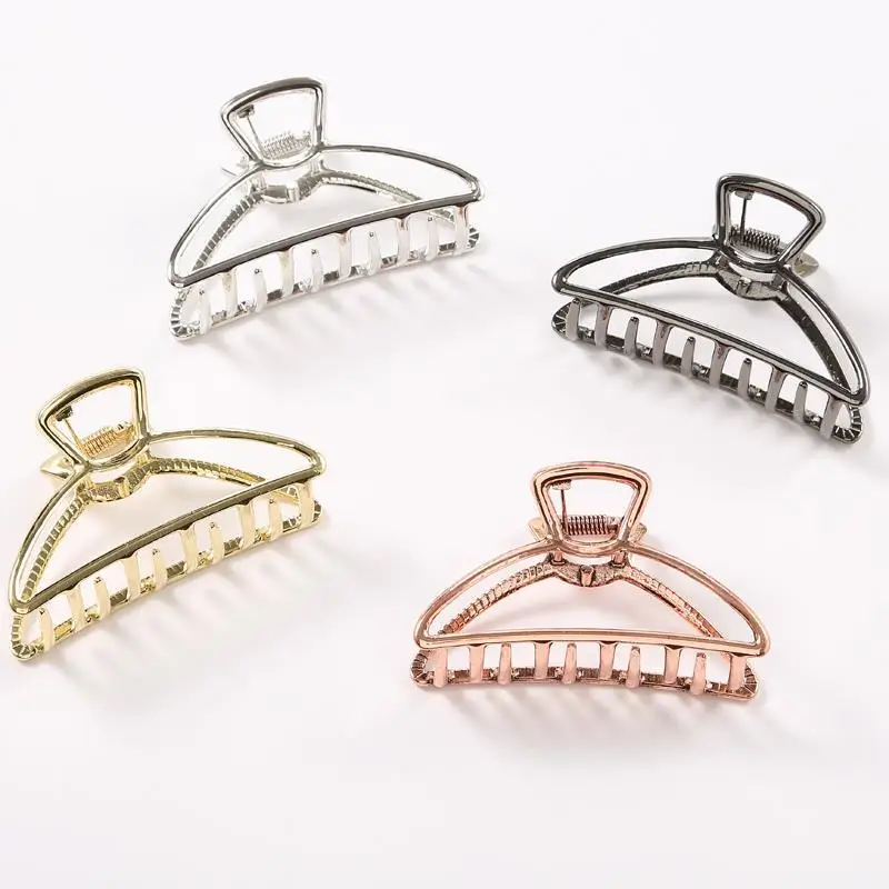 Металлический сплав Луна полый формы коготь волос девушки Женщины краб зажимы