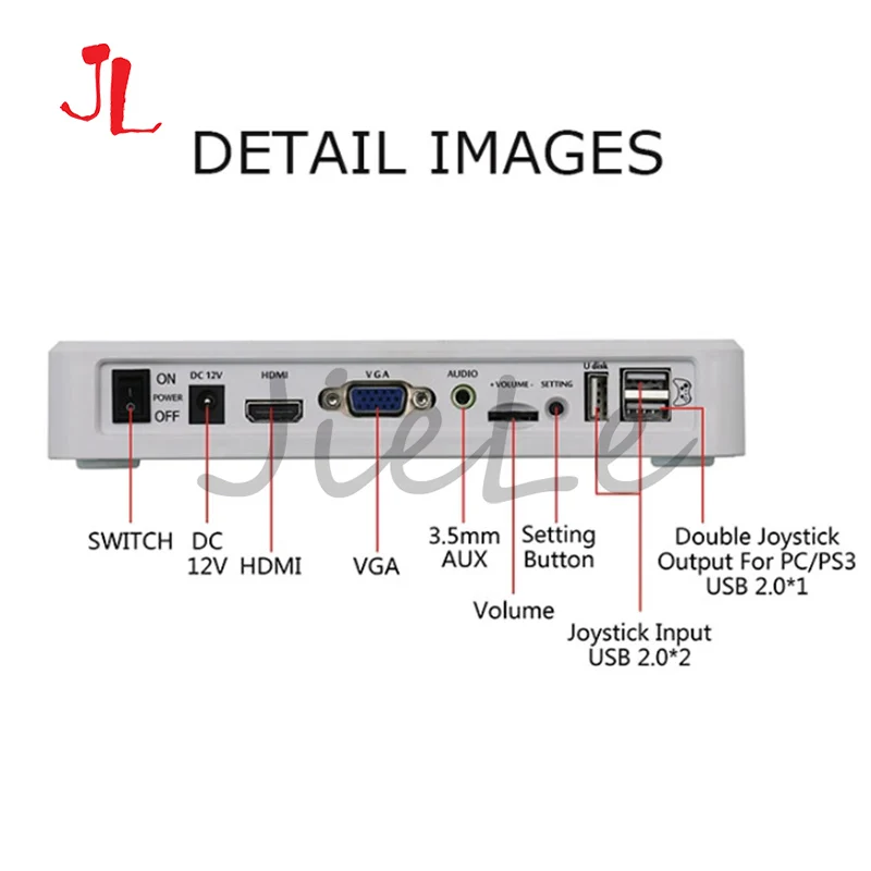 Pandora's Box 9D 2500 аркадная игровая консоль для ТВ ПК PS3 монитор Поддержка HDMI VGA USB с