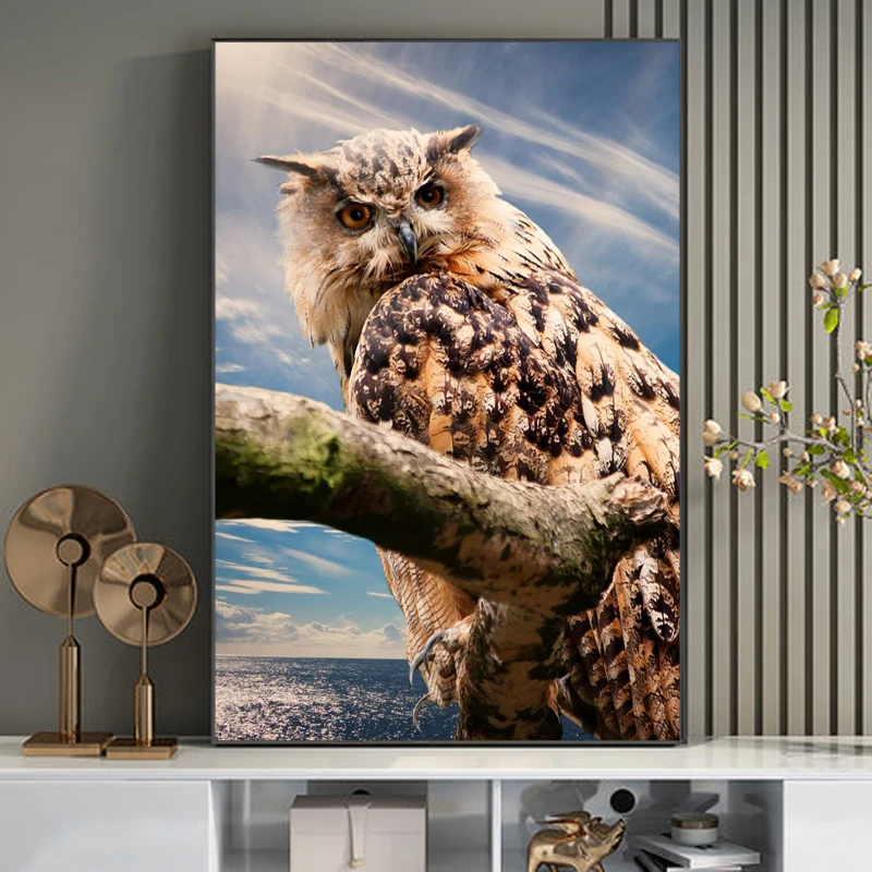 

Home Wall Decor Posters and Prints Pictures Owl Canvas Paintings Wall Art Modern Interior Decoration for Home Wall Posters