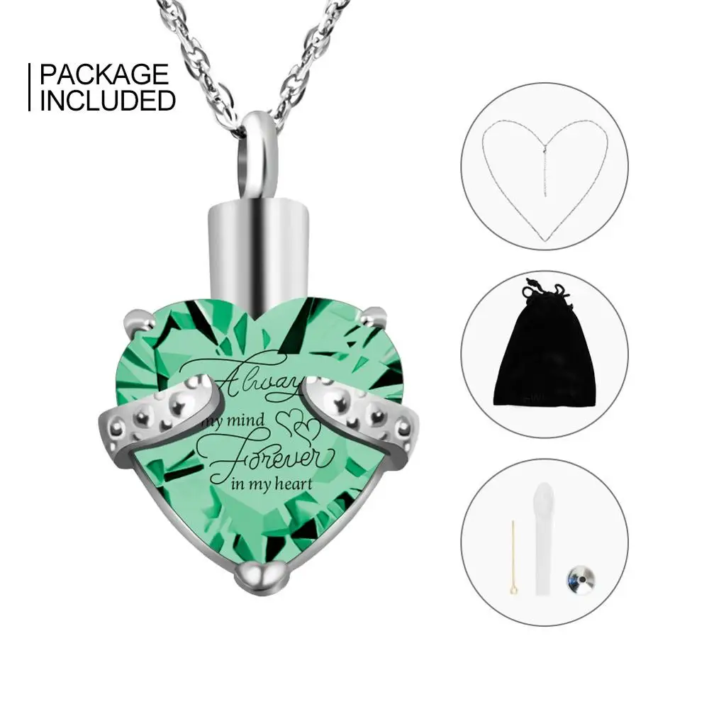 SOITIS всегда на мой ум навсегда в Мое сердечко кремация ювелирные изделия форме