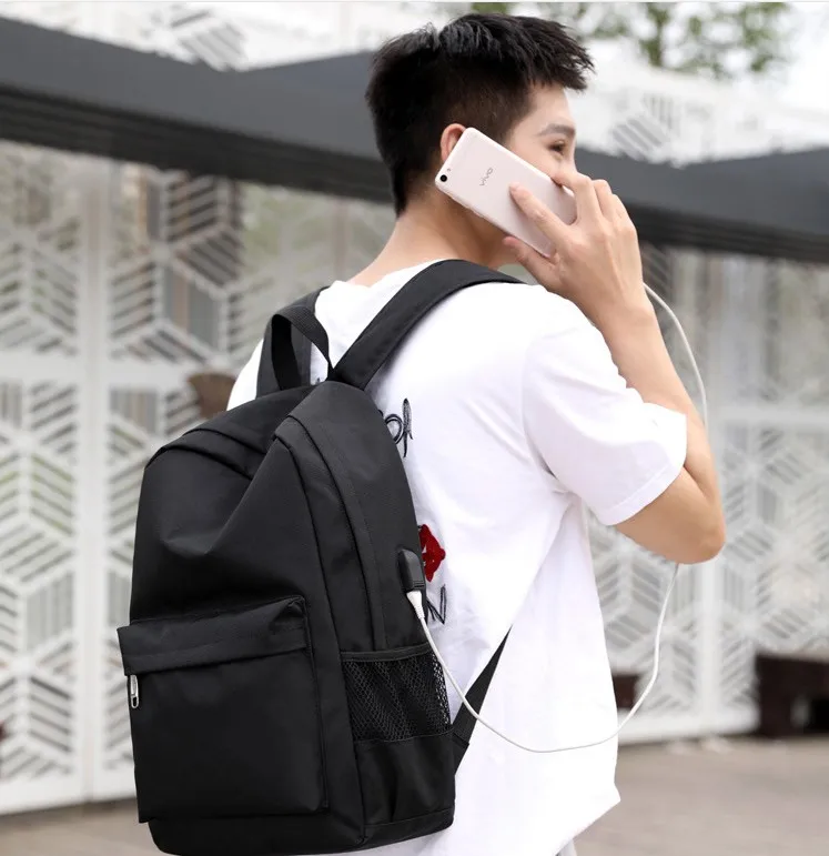 

laptop backpacks oxford backpack man male men ladies lady female woman women hand bags travel university school student USB pack