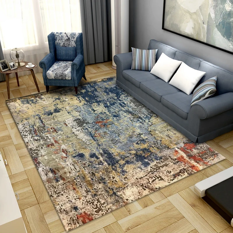 

Abstract Splash Ink Living Room Rugs Fashionable Parlor Bedroom Carpet Kids Floor Area Rug Kitchen Mat Flannel Non-slip Doormat