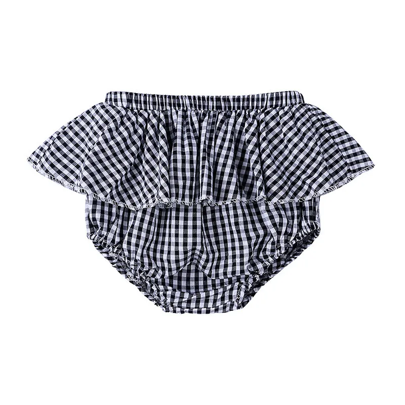 Детские шаровары в клетку с цветочным принтом Повседневные детские милые