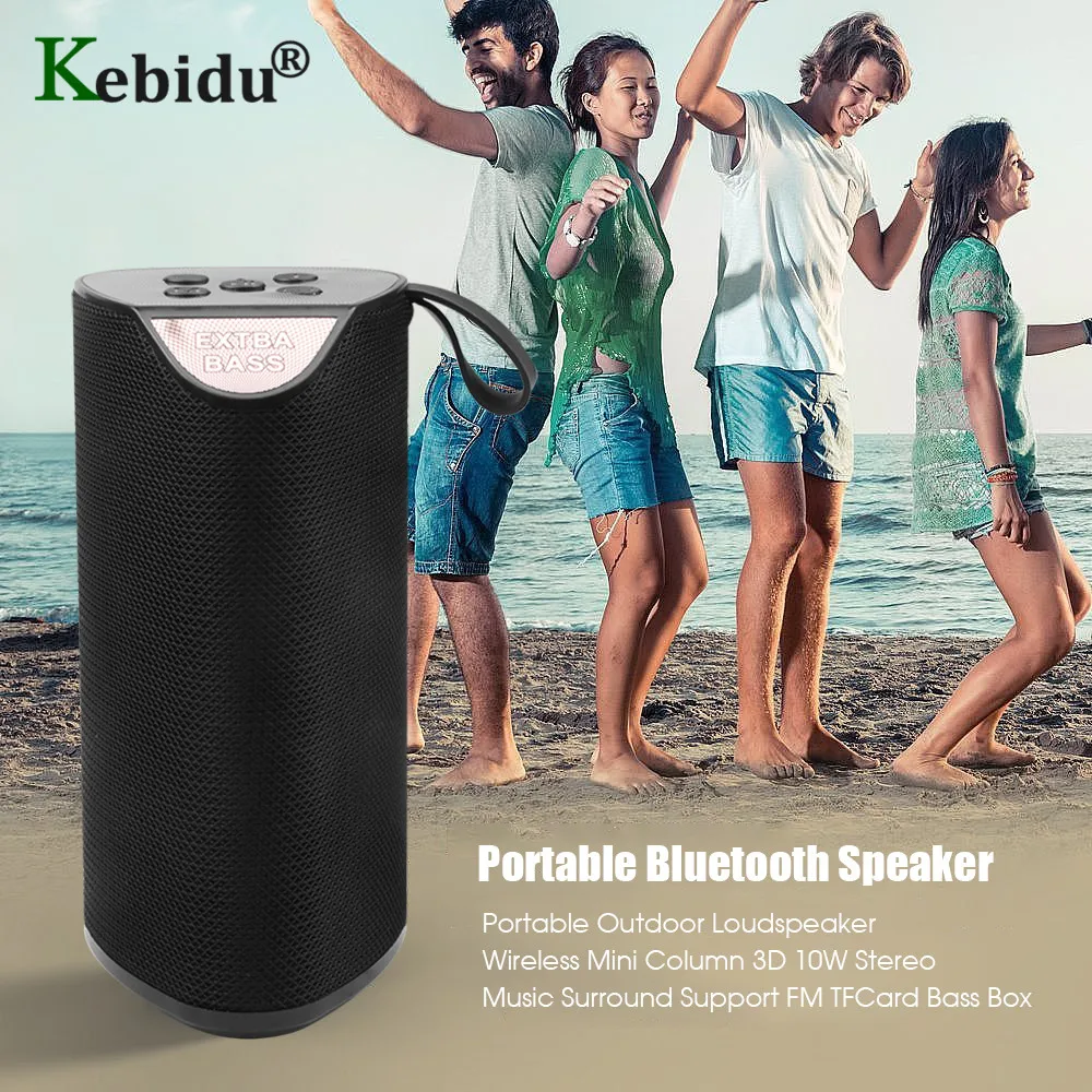 Портативный уличный Bluetooth динамик громкий беспроводная мини Колонка 3D 10 Вт